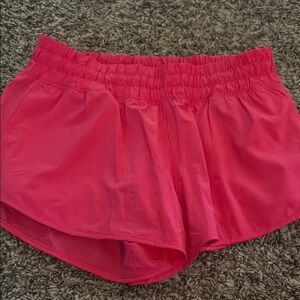 Women's Pink Athletic Shorts